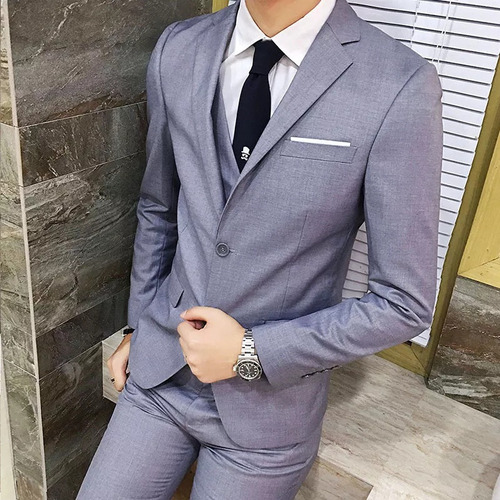 Traje Formal Profesional De Tres Piezas Para Hombre