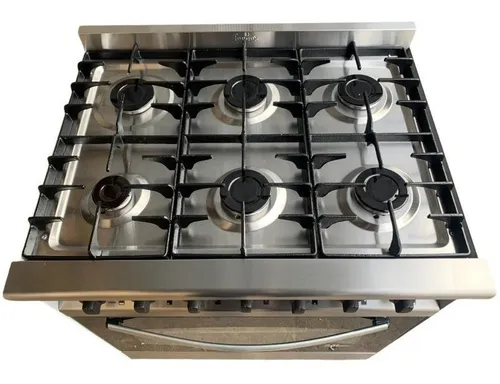 Cocina Industrial Fornax Versatil Fit 6 Hornallas 82cm Visor
