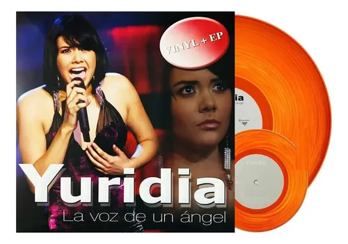 Yuridia La Voz De Un Angel (12 Y 7 Pulgadas) Orange Lp Vinyl Versión Del Álbum Estándar