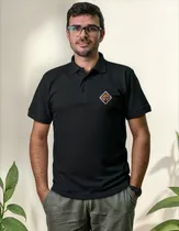 Comprar Remera Polo Hombre Moda Caballero Bordada Logo International