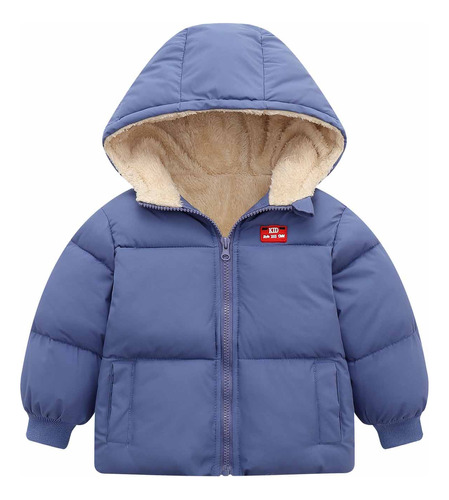 Chaqueta Acolchada De Forro Polar De Invierno Para Bebés Y N