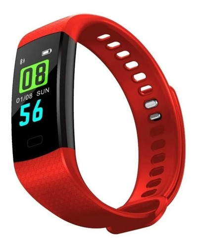 Imagen 2 de 12 de Smartwatch Reloj Targa Smartband 4 Control Pasos Android Ios Color De La Malla Azul