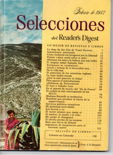 Selecciones Del Reader´s Digest Nº195 Febrero 1957