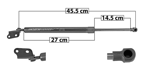 Amortiguador 5a Puerta Conductor Spart Cx-5 2013 A 2017