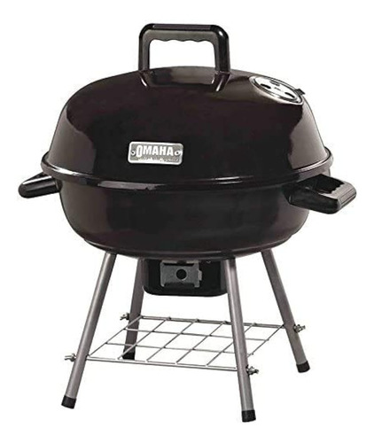 Duke Grills Omaha 14 Kettle Charcoal Grill - Parrilla Pequeñ