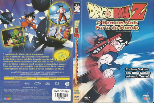 Dvd - Dragon Ball Z O Homem Mais Forte Do Mundo