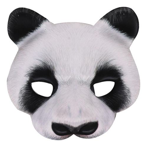 Máscaras De Panda 3d Cosplay Máscara De Media Cara Para