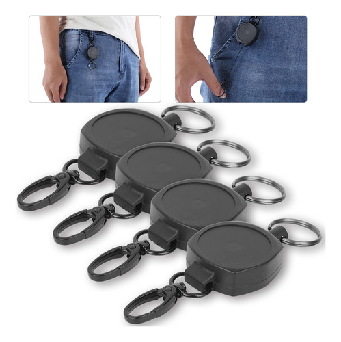 Llavero Antipérdida, 4 Piezas, Para Senderismo, Acampada