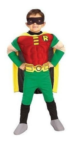 Rubies Dc Comics Teen Titans Deluxe Muscle Chest Robin Disfr