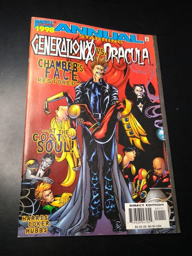 Generation X Vs Dracula  Annual 1998 Marvel Comics Ingles