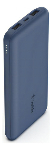 Bateria Portátil 10k Usb C & A - Azul