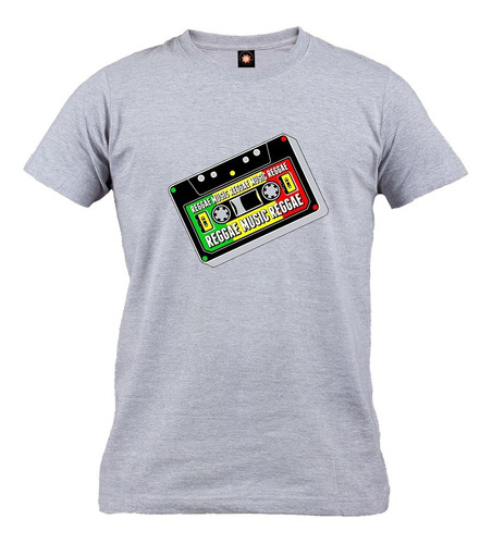 Remera Estampada Varios Diseños Reggae Music Cassette