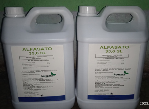 Imagen 3 de 3 de Herbicida Alfasato 35,6 Sl Glifosato