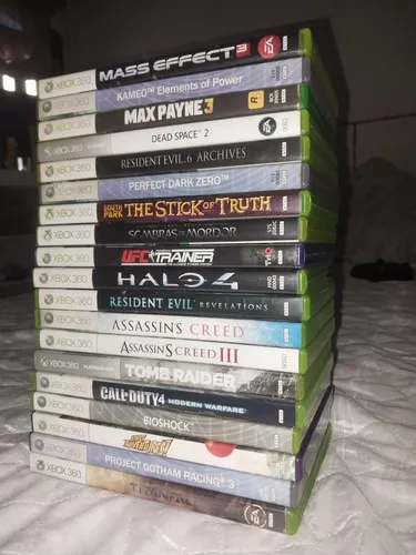 Lote 04 Jogos Originais Xbox 360 / Pacote 