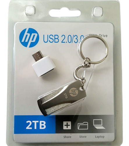 Pendrive 2tb Hp Usb-c 3.0 Compatível Celular Android