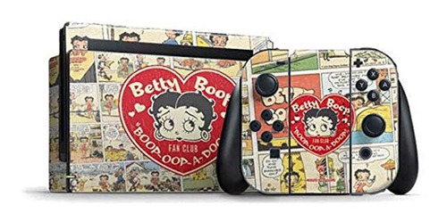 Betty Boop Nintendo Switch Paquete Piel Betty Boop Comic Str