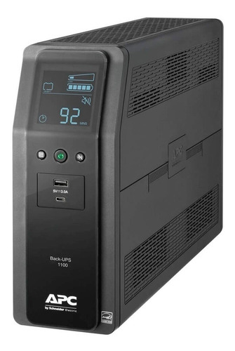 APC Back-UPS Pro BR BR1100M2-LM 1100VA entrada y salida de 120V negro