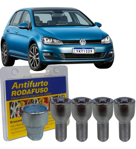 Trava Antifurto Parafuso De Rodas Oiginal Rodafuso Premium