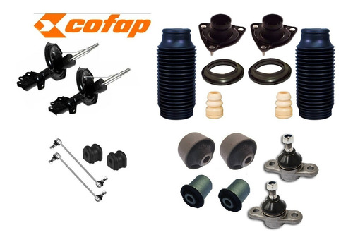 Kit Amortecedor Coxim Bucha Suspensão Dianteira Hyundai I30