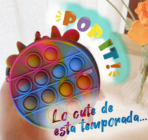 Monedero Fidget Toy Pop It Juguete Burbuja Anti Estres 1021