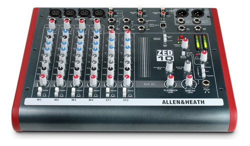 Allen & Heath Zed-10 Cuatro Micrófonos Mono Con 2 Entradas D