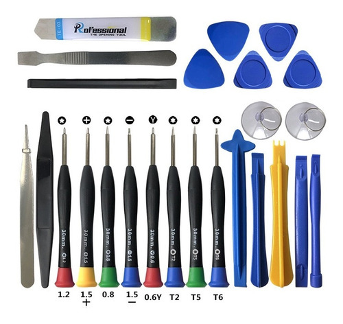 Kit 25 Herramientas Reparación Celular Macbook Tablet