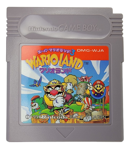 Warioland Super Mario Land 3 Original Japones Game Boy Gbc