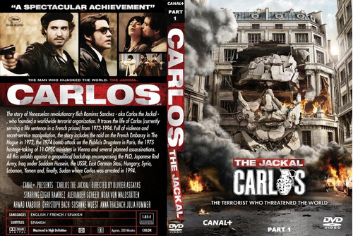 Carlos ( El Chacal) - Miniserie Completa - 3 Dvds