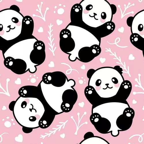 Papel de Parede Infantil Quarto Urso Panda