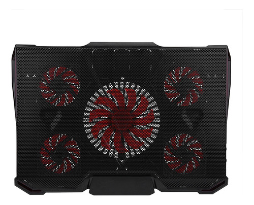 Resfriador De Notebook Com 5 Ventiladores De Led, Suporte De