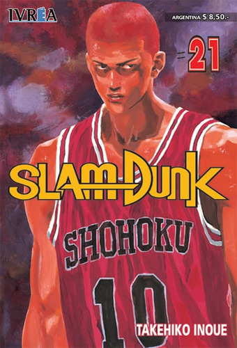 Slam Dunk 21 (sobrecuebierta), De Takehiko Inoue. Editorial Ivrea En Español