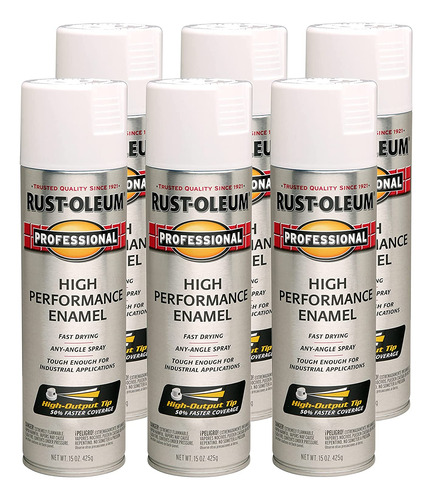 Aerosol Esmaltada De Alto Rendimiento, 6 Paquetes De 15 Oz