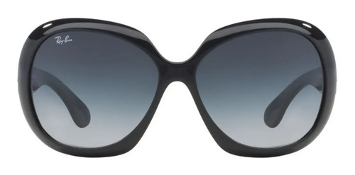 Imagen 1 de 6 de Anteojos de sol Ray-Ban Jackie Ohh II Standard con marco de nailon color gloss black, lente grey degradada, varilla gloss black de nailon - RB4098