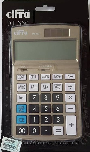 Calculadora Cifra De Escritorio Dt-660 (202286)