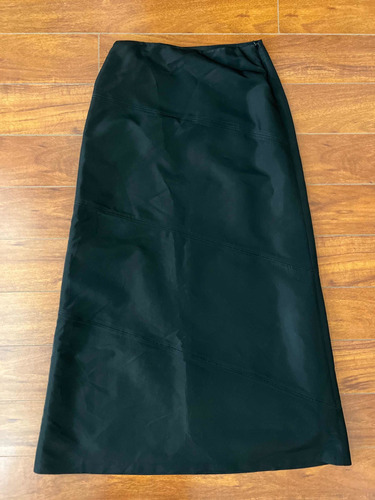 Elegante Falda Larga Zara Woman Talla 40 Us 8 Color Negro