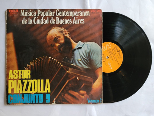 Astor Piazzolla Conjunto 9 Musica Popular Contemporanea Lp