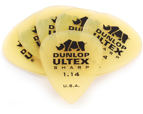 Palheta Ultex Sharp 1.14 Mm Dunlop - Kit Com 6