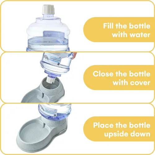 Dispensador Automático De Agua Para Mascotas Noa Store De 3,