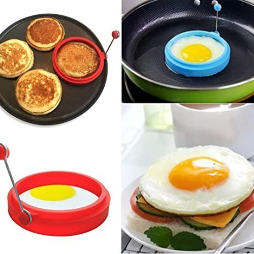 Molde De Silicona Para Huevo Frito, Pancakes Redondo 11cm