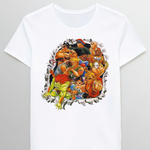 Remera Classic Street Fighter Ii Sce 53143463