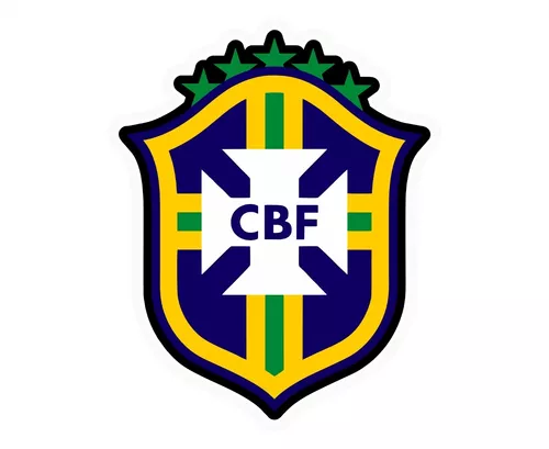 Imagem 1 de 9 de Adesivo Cbf Logo Seleção Brasileira Futebol Jogos Kit 20pcs