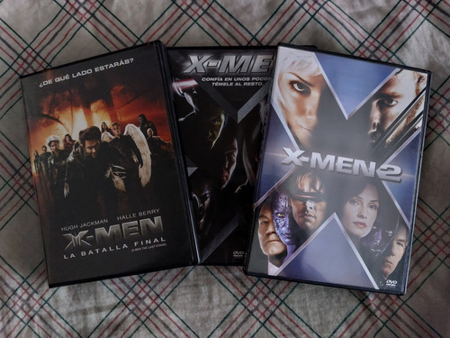 X -men Trilogía De Dvd, Audio Español Latino, Como Nuevos 