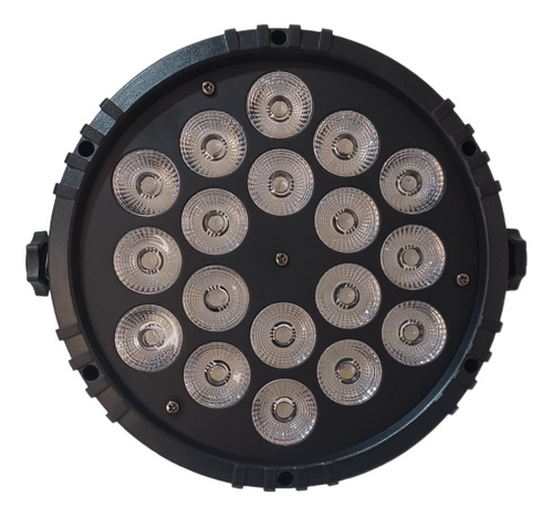 12 Refletor Par 64 18 Leds 12w Rgbw Quadriled Dmx Dj