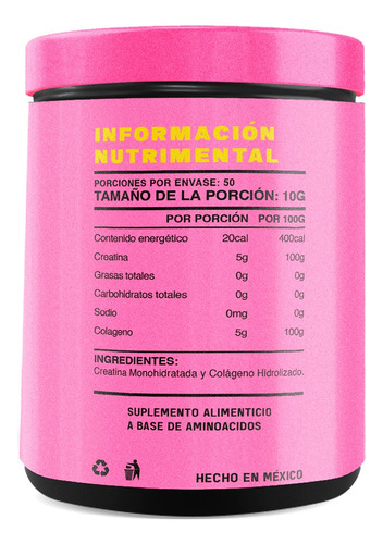 Black Creatina + Colgeno 1kg 100 Servs Moras
