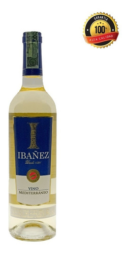 Vino Ibañez Mediterraneo Blanco - mL a $54