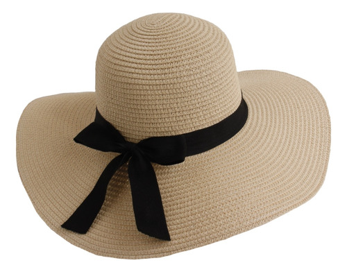 Sombrero Pava Mujer Playa En Material Resistente Al Agua