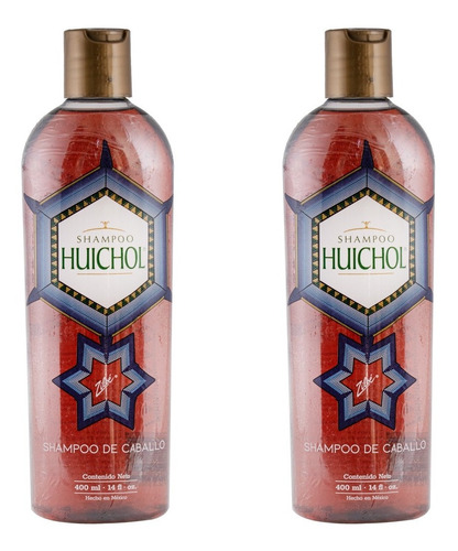 2 Piezas Shampoo Huichol Cola De Caballo 400ml