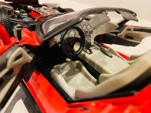 Miniatura Carro Dodge Viper Rt10 1:18 Burago Italy Vermelho (Usado)