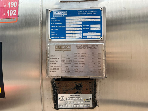 Carreta Bitrem 9 Eixo Tanque Inox Randon Ano 2018 Rodotrem