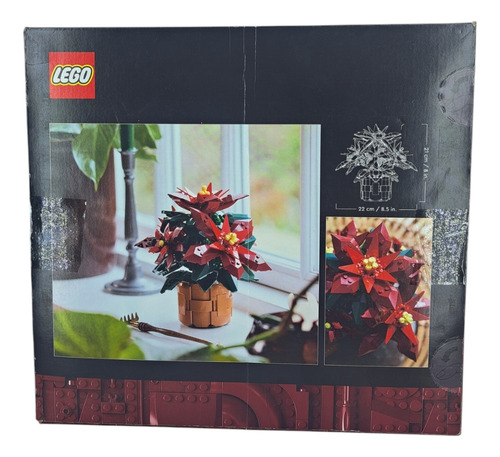 Lego Set De Construcción Floral Noche Buena 608 Pzas(10370)
